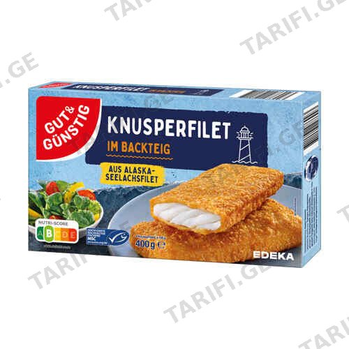 თევზის ხრაშუნა ნაგეტსი /G&G/ 400 გრ