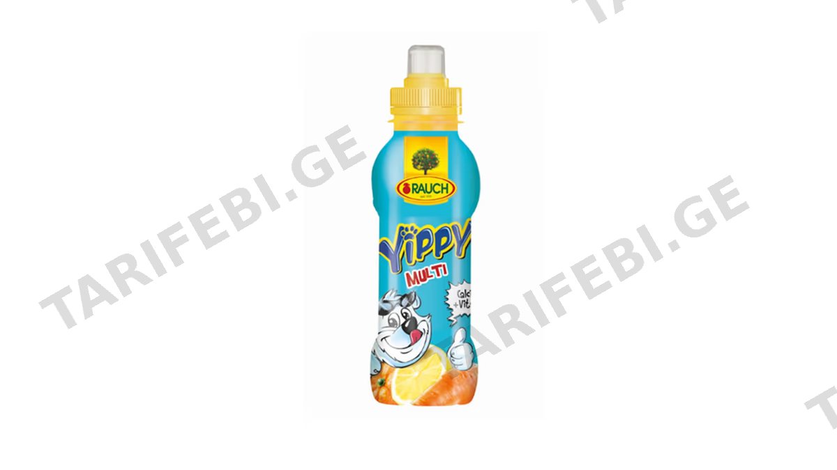 YIPPY მულტი წვენი პეტ 330მლ