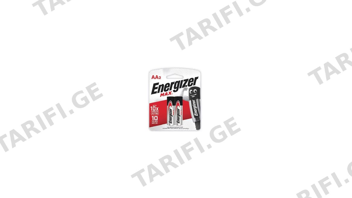 ENERGIZER ელემენტი მაქსი AA 2ც