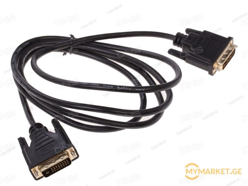 DVI cable  1.8  მეტრი სიგრძის