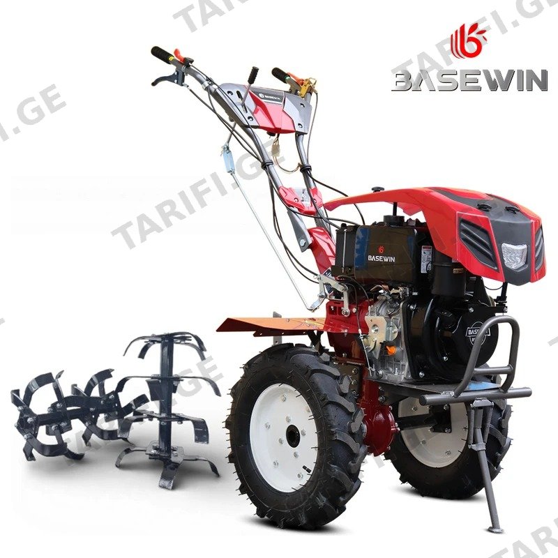 მოტობლოკი დიზელზე BASEWIN BSW1350-D 12 ცხ.ძ. ელ. სტარტერით და განათებით