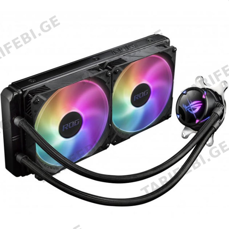 ქულერი ASUS ROG STRIX LC II 280 ARGB AIO COOLER,SIGRID,ARGB,AURA