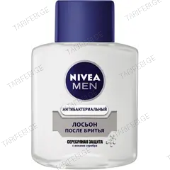 გაპარსვის შემდგომი ლოსიონი Nivea Silver protection 100 მლ