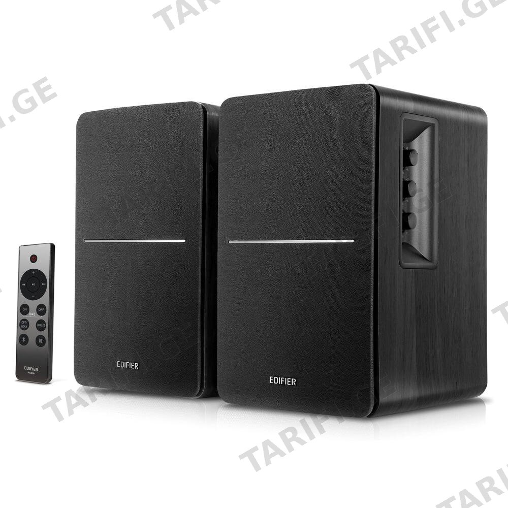 სტუდიური მონიტორი Edifier R1280DBs Active 2.0 Bluetooth Bookshelf Speaker Set, Modern Design With Latest Technology, 42W RMS, Black