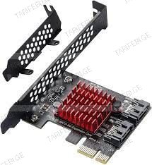 PCI to SATA Adapter და Pci-E to sata adapter