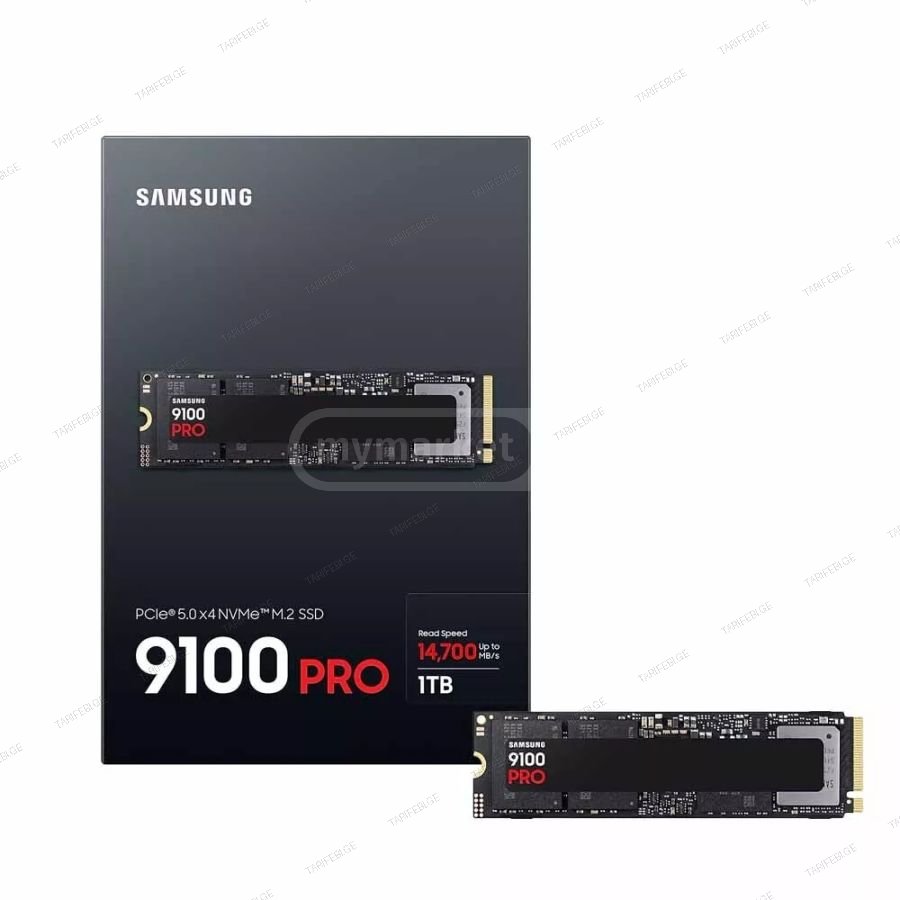 SSD Samsung 9100 PRO, PCIe 5.0, NVMe M.2 SSD 1TB