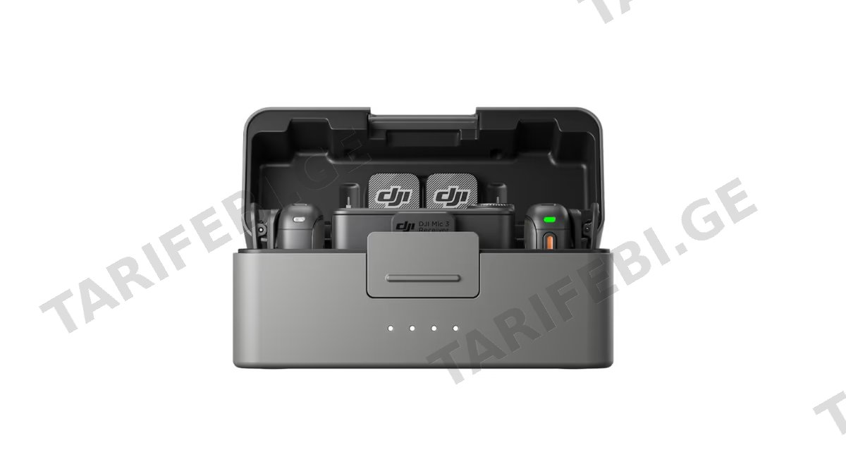 DJI Mic 3 2 TX plus 1 RX plus Charging Case