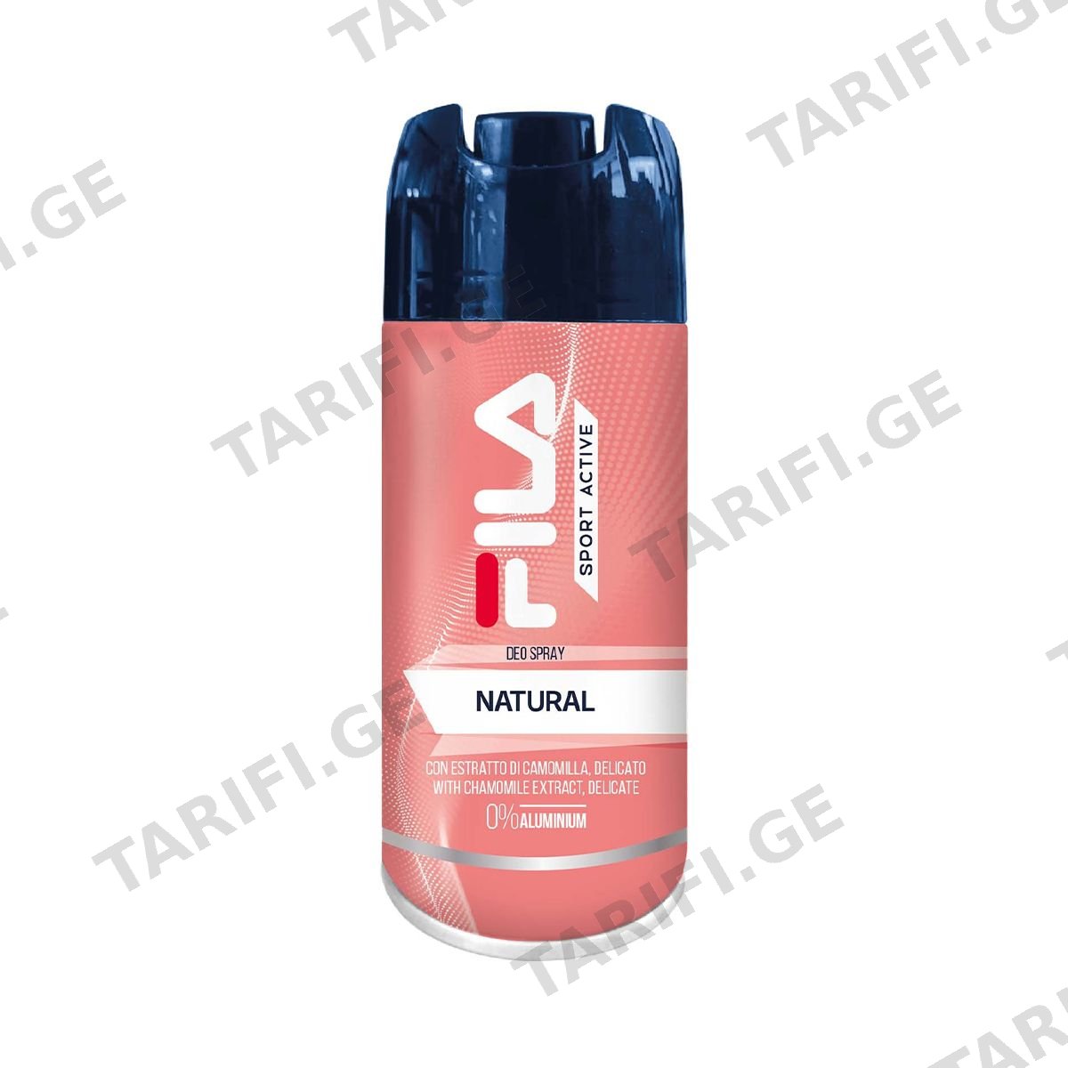 დეოდორანტი სპრეი NATURAL 150 მლ 3573 ფილა - Fila