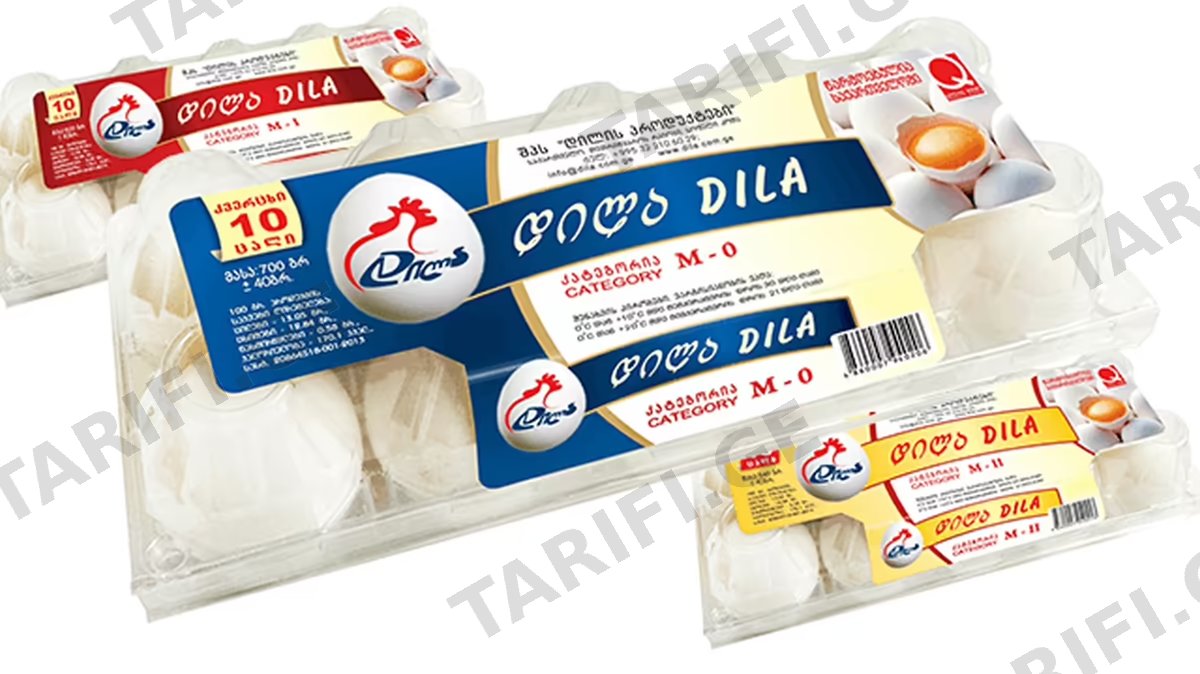 კვერცხი დილა M-I 15ც
