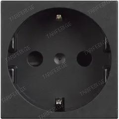როზეტი Bticino bt-RG4141 2P+E 2 შავი