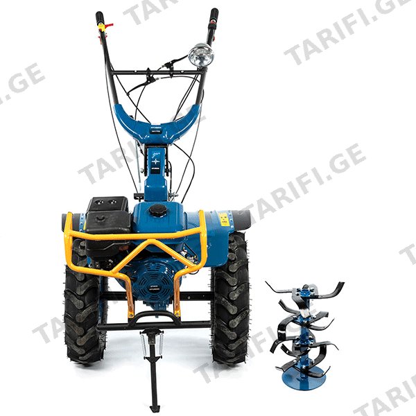 მოტობლოკი (ხელის ტრაქტორი) HYUNDAI GM177FQ 9hp ბენზინზე