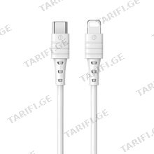 REMAX Zeron Series Fast Charging Data Cable RC-068i C-L White მობილურის კაბელი