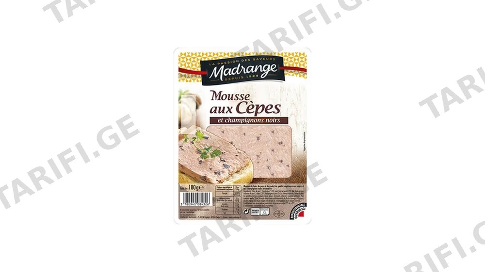MADRANGE სოკოს მუსი 180გრ