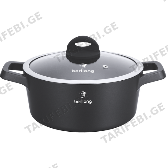 თუჯის ქვაბი BERLLONG SQL - P28 (28 CM)