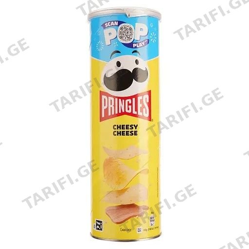 PRINGLES ჩიფსი ყველის-165გრ