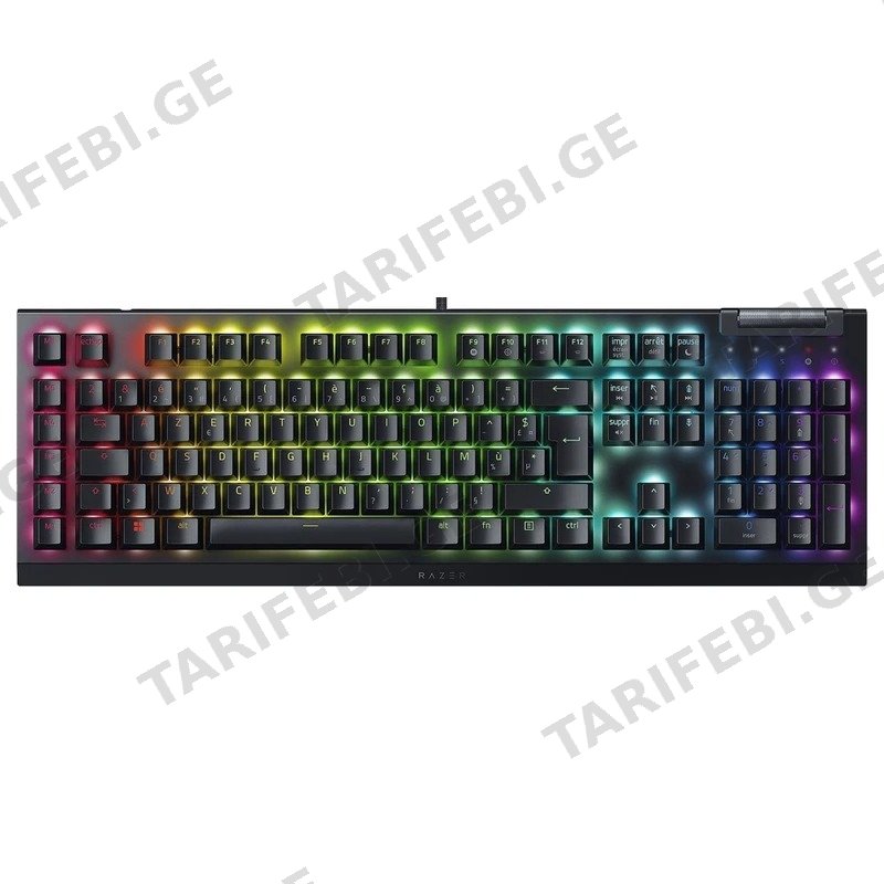 გეიმინგ კლავიატურა RAZER BLACKWIDOW V4 X RZ03-04702500-R3R1 მექანიკური, სადენიანი, შავი