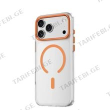 GNMTMG17PMOG} Green Lion Matte Magsafe For iP 17 Pro Max - Orange Titanium მობილური ტელეფონის ქეისი