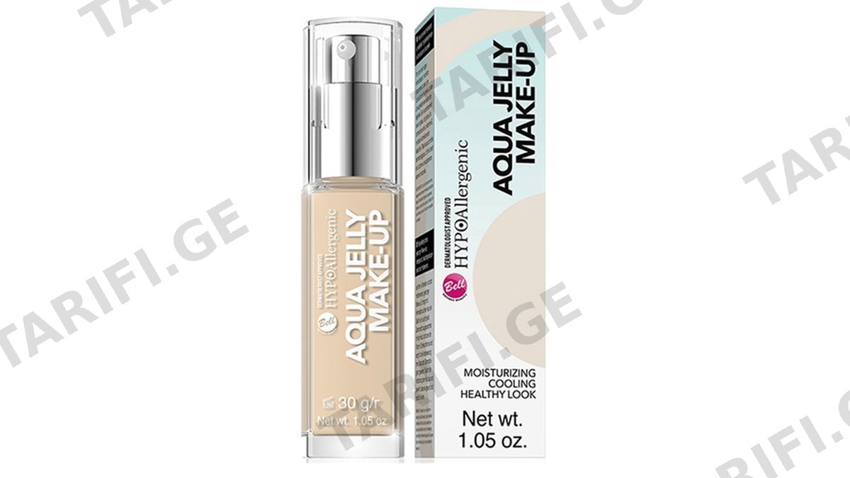 BELL HYPOAllergenic Aqua Jelly Make-up დამატენიანებელი ტონალური 03 (ბელი)
