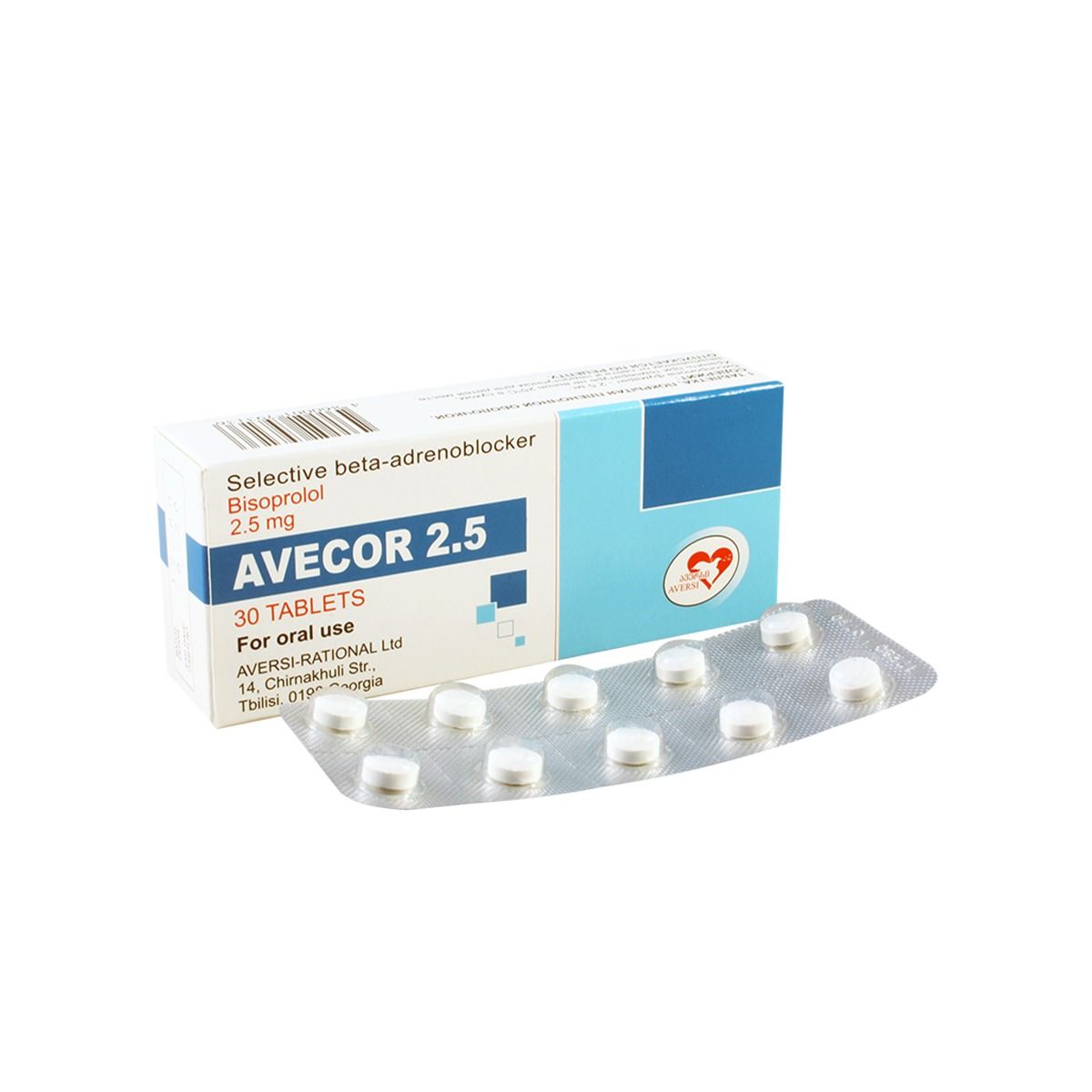 ავეკორი ტაბ.  2.5მგ N30