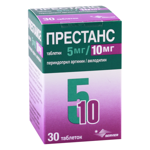 პრესტანსი ტაბლეტი  5მგ+10მგ #30