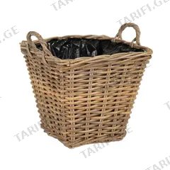 ქოთანი დაწნული Mega Collections Square Basket-F- Tapered Kubu W35H31