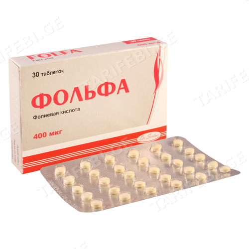 ფოლფა ტაბლეტი 0.4მგ #30