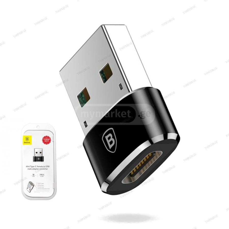 OTG Baseus ადაპტერი (USB & Type-C)