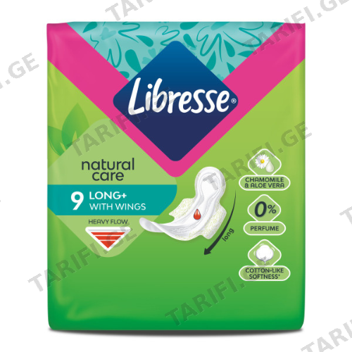 ლიბრესი - ნატურალ ქეა ულტრა სუპერი /5წვ/ #9 3744 Libresse natural qea ultra super #9