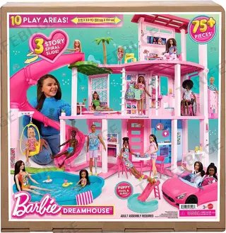 Barbie - სათამაშო ნაკრები ბარბის ოცნების სახლი აქსესუარებით