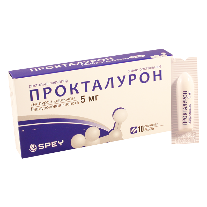 პროქტალურონი 5მგ#10რ/სუპ