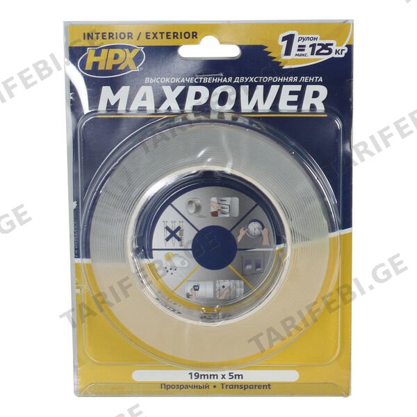 უნივერსალური ორმხრივი ლენტი KIP HT1905