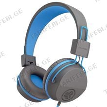 Jlab JBuddies Studio Kids Grey/Blue სადენიანი ყურსასმენი