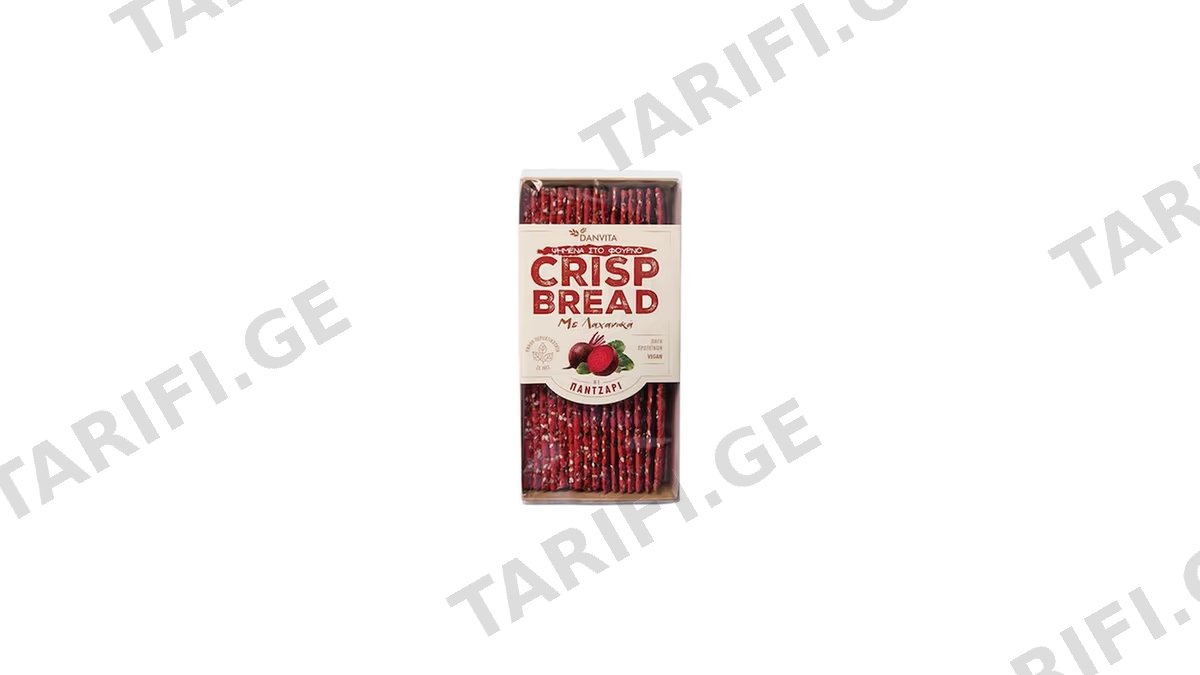 Crisp ხრაშუნა პური ჭარხლით 130გრ