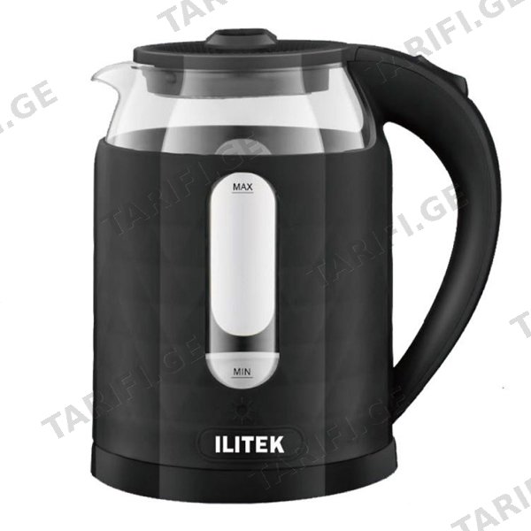 ელექტრო ჩაიდანი Ilitek IL 1016, 1500W, 1.8L, Electric Kettle, Black
