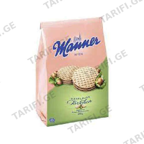 ვაფლი თხილით /Manner/ 400გრ