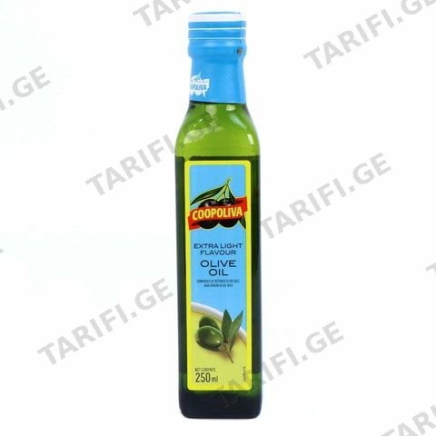 კოპოლივა ზეითუნის ზეთი ექსტრა მსუბუქი 250 მლ