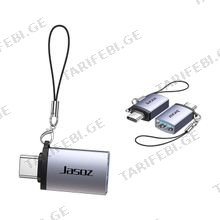 Jasoz T-G163 Type-c Male to USB3.2 Female გადამყვანი ადაპტერი