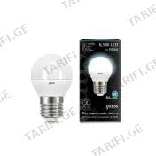 ლედ ნათურა Globe E27 6.5W 4100K gauss - 105102207