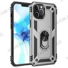iPhone 12 Pro Sofia Ring Case სილიკონის ქეისი ბეჭდით - ვერცხლისფერი