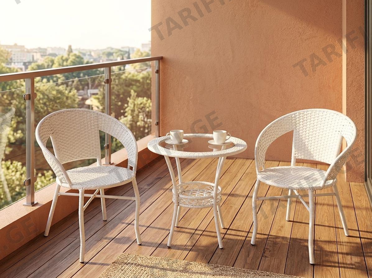 გარე ავეჯის კომპლექტი CMFRT-001 Light Beige