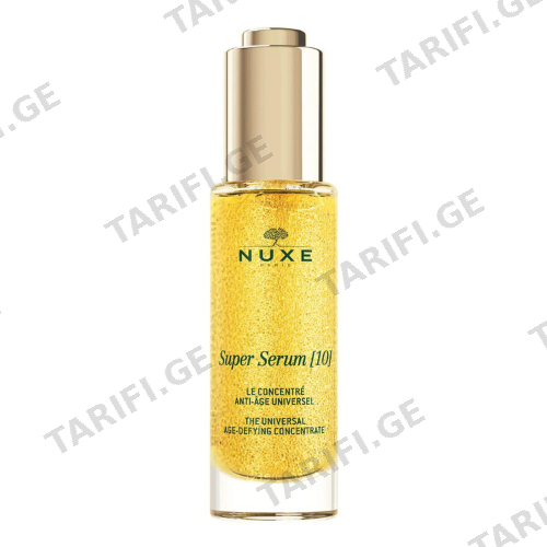 ნუქსი - SUPER SERUM 10 სახის შრატი გლობალური ნაოჭსაწინააღმდეგო 30მლ