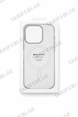 iPhone 16 Pro Max Black Clear Case MagSafe