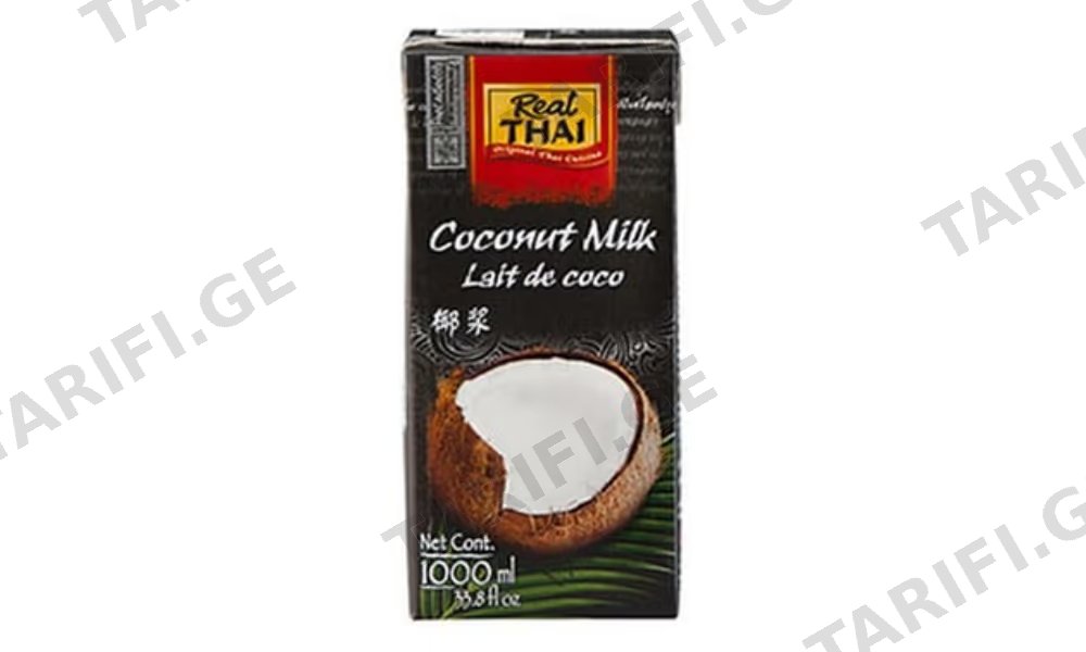 RealTHAI ქოქოსის რძე 1000მლ x12