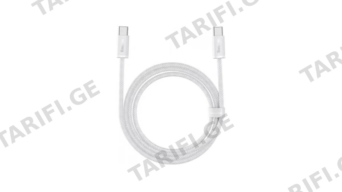 Baseus Dynamic Series Fast Charging Data Cable Type-C to Type-C 100W 1m CALD000202