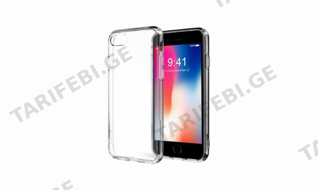 iPhone 7/8/SE გამჭირვალე ქეისი
