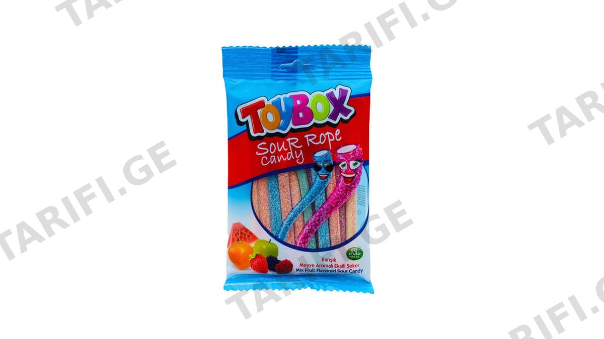 TOYBOX ჟელიბონი მრგვ ხილის მიქსი80გ