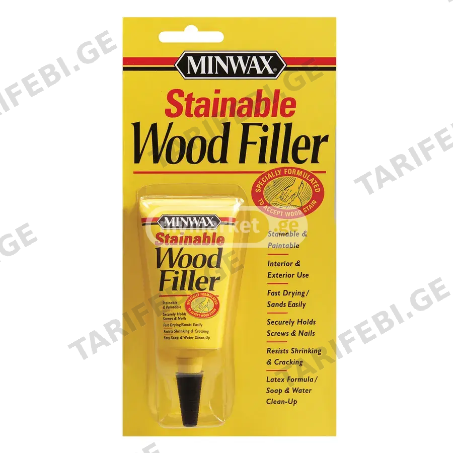 MINWAX ხის შემავსებელი (ხის შპაკლი) – 29მლ