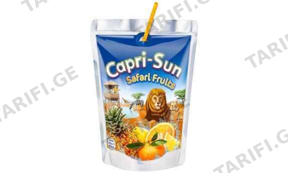წვენი /CAPRI SUN ხილით /0.2ლ