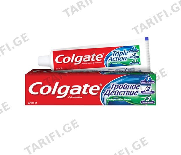 კბილის პასტა "COLGATE" J. Triple Action 50 მლ. (8954)