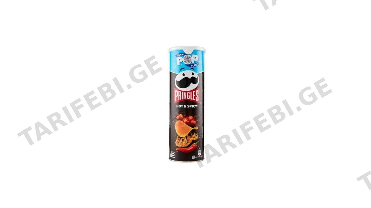 PRINGLES ჩიფსი ცხარე-165გრ